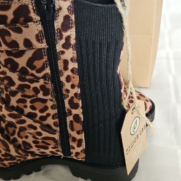 Design Lab Lord & Taylor Brown Combat Boots - Picture 16 of 16